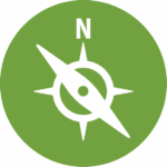 award icons adventurous journey circle